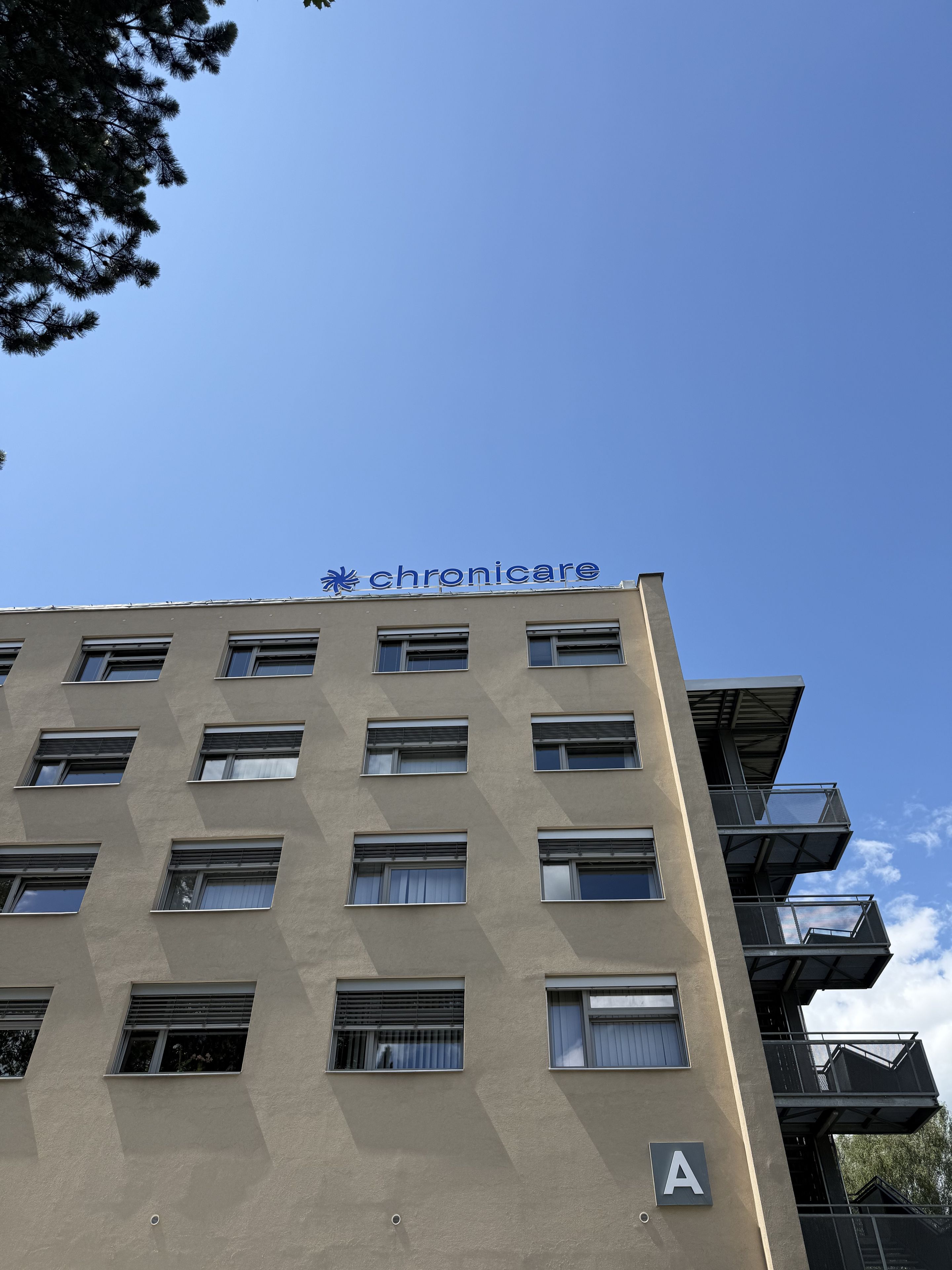 Průčelí budovy Chronicare Ostrava